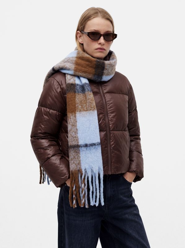 Pieces PCLYSNA LONG SCARF PWP BC Kentucky Blue/FOSSIL 17132356