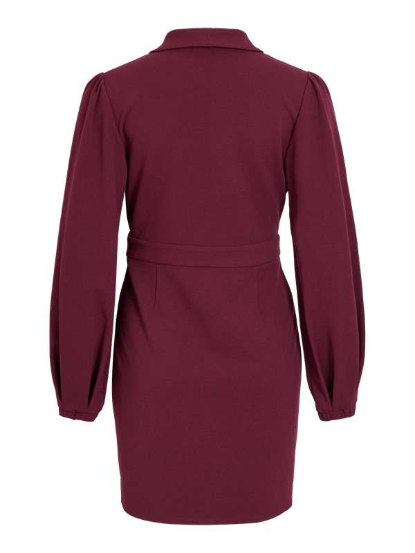 Vila VICLUA L/S BELTED WRAP SHORT DRESS/ Port Royale 14123070