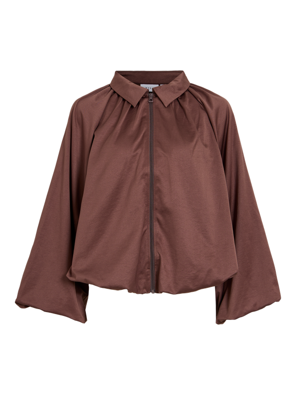 Vila VISPORTY VOLUME L/S CARDIGAN Raisin 14119302