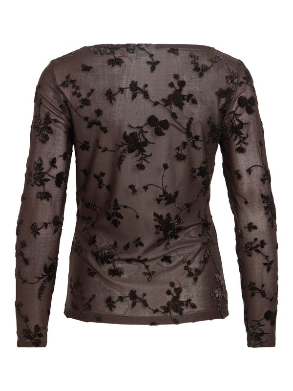 Vila VIMIRANDA L/S TOP/DC Coffee Bean 14118890