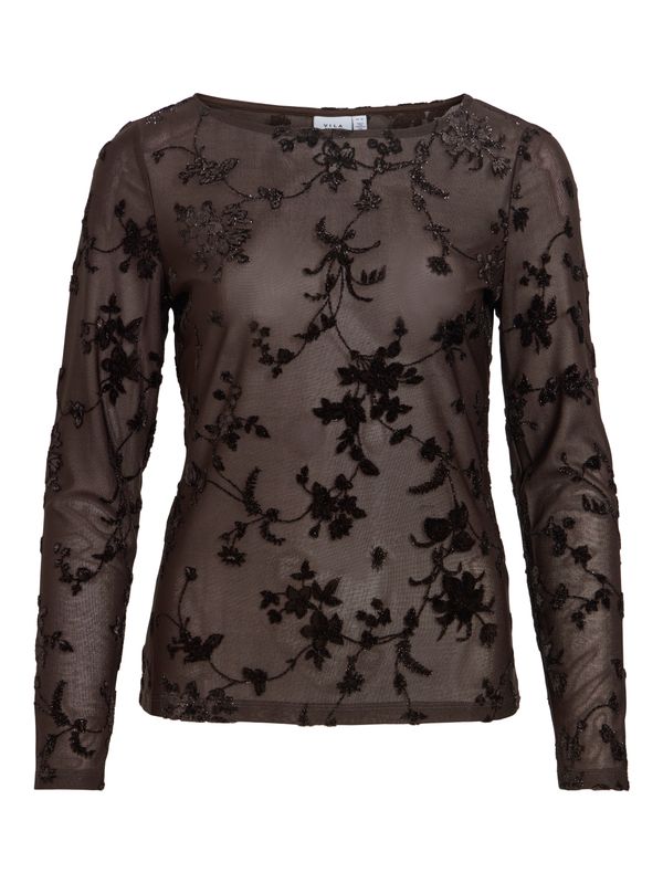 Vila VIMIRANDA L/S TOP/DC Coffee Bean 14118890