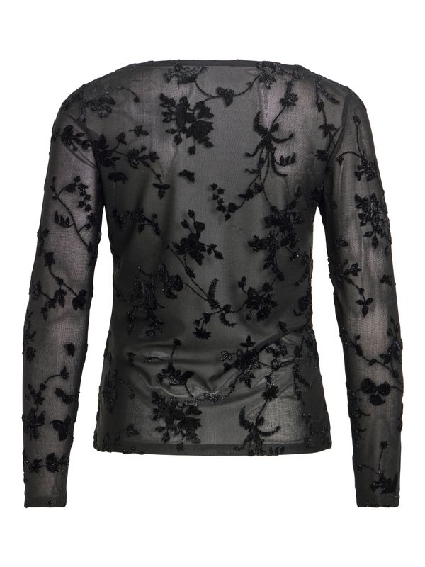 Vila VIMIRANDA L/S TOP/DC Black Beauty 14118890