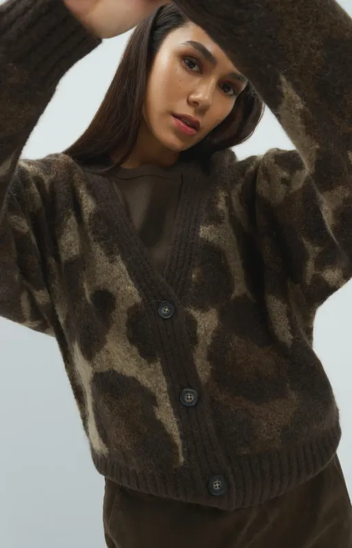 YaYa Blazerblouse COCOA BROWN DESSIN 01-010182-610