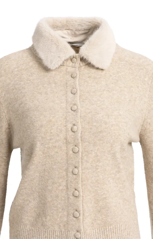YaYa Blouse met LIGHT BEIGE MELANGE 01-010185-610