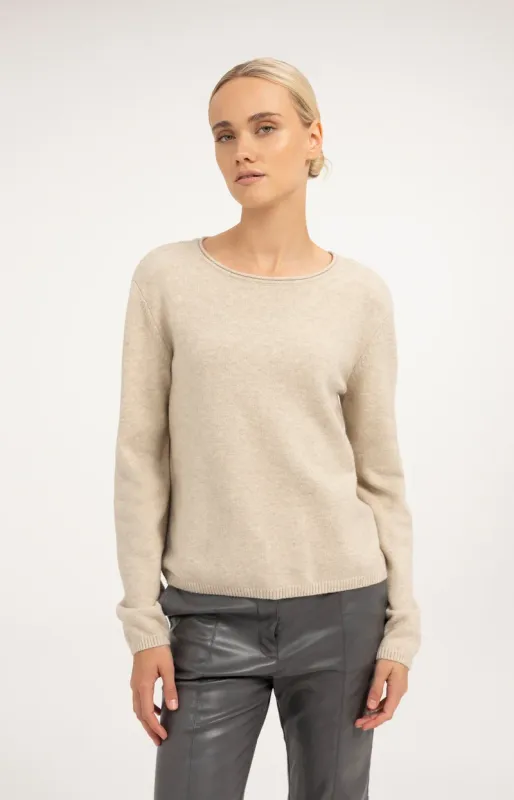 YaYa Cr?pe wikkelblouse LIGHT BEIGE MELANGE 01-000669-610