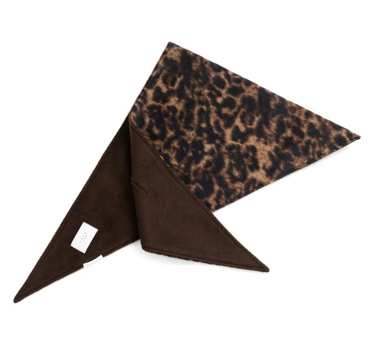 YaYa Omkeerbare driehoekssjaal 03-501063-610  COCOA BROWN DESSIN