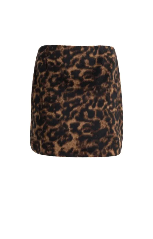 YaYa Hoge halslijn, wijde COCOA BROWN DESSIN 01-401103-610
