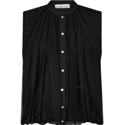 Haute L'Amitie Ballet Logo Tech Vest black HL11024