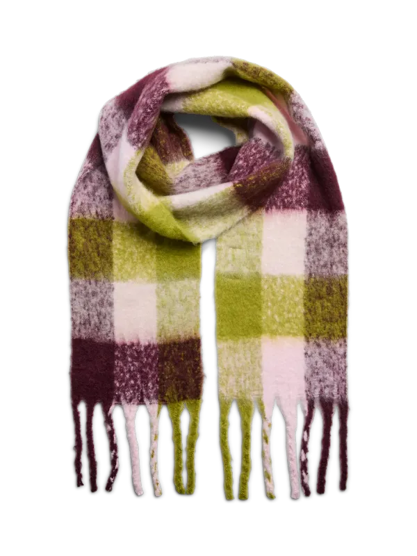 Pieces PCBEA NARROW LONG SCARF NOOS BC Woodbine/SQUARE-RoseateSpoonbi 17158215