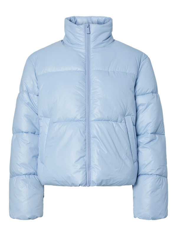 Pieces PCAMILIA SHORT PUFFER JACKET PWP Brunnera Blue 17166350