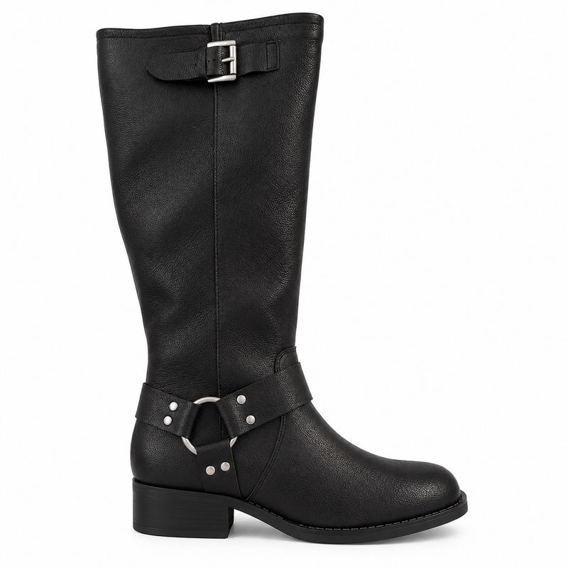 Shoecolate laars met gesp black 1.14.48.265.01