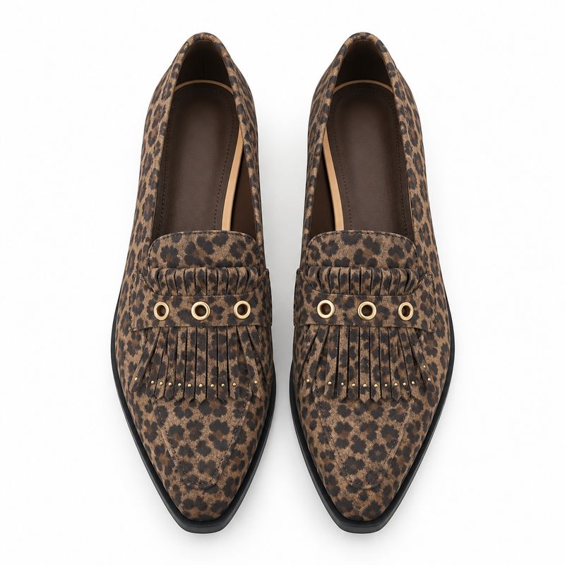 Shoecolate loafer leopard leopard 1.26.52.007.01