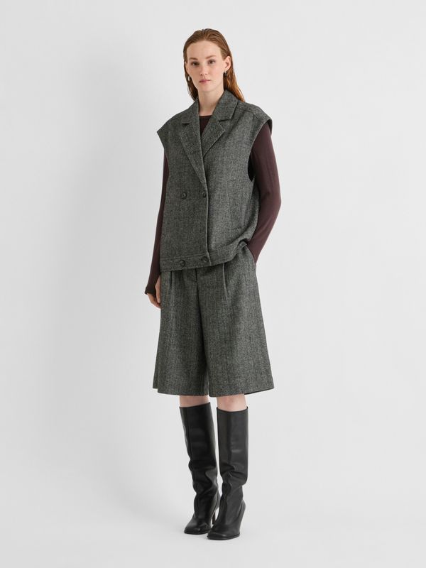 Rouge Edit ROUADRIAN WAISTCOAT/PF Meteorite/Herringbone 14118578