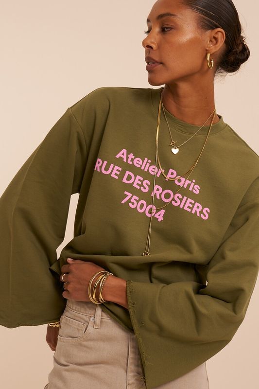 My Jewellery Atelier paris 75004 sweater Dark Green MJ17298