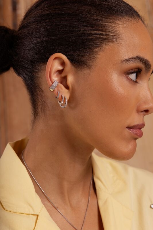 My Jewellery Earparty 3 sets mini hoops strass Gold MJ16624