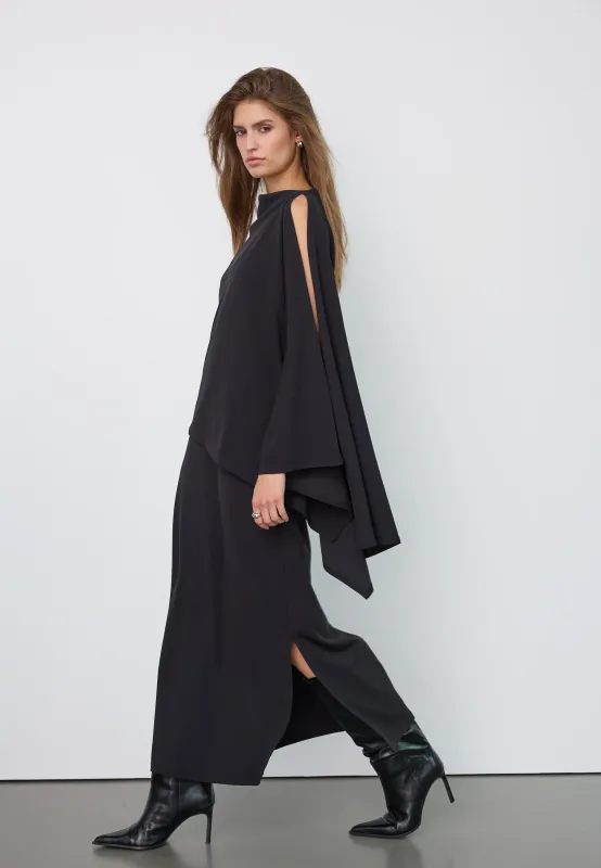 Co'couture FalconCC Drape Dress BLACK 500632