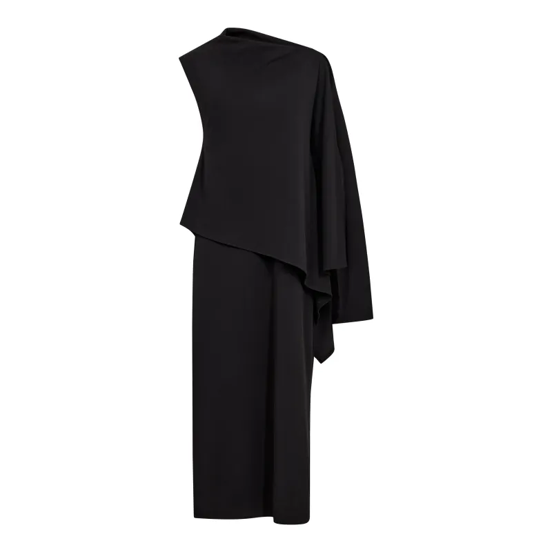 Co'couture FalconCC Drape Dress BLACK 500632