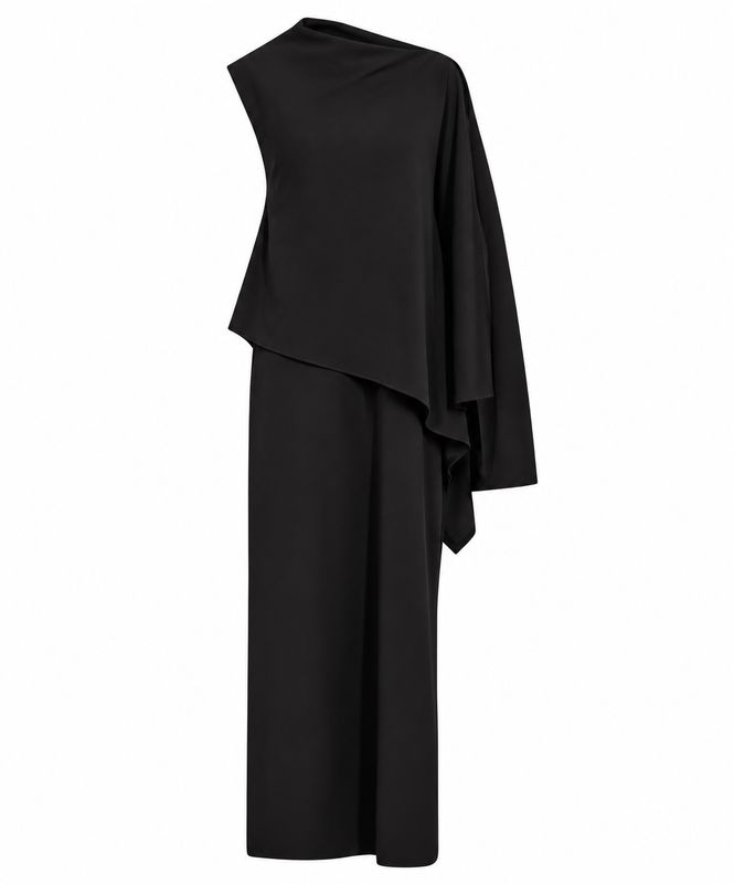Co'couture FalconCC Drape Dress BLACK 500632