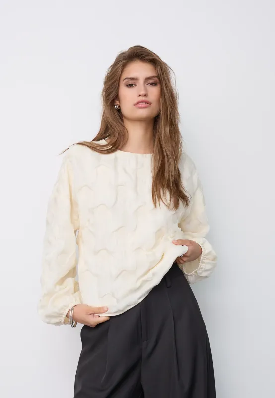 Co'couture FeronCC Structure Blouse OFF WHITE 500633
