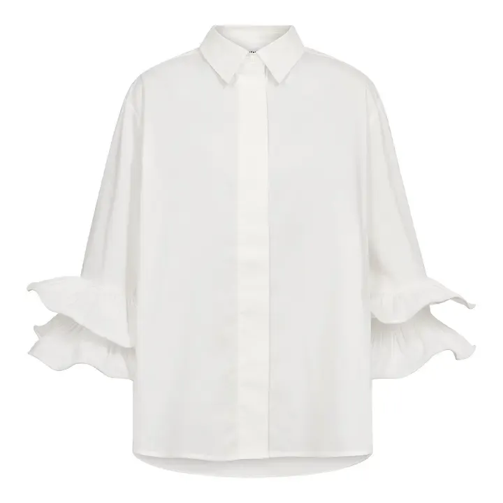 Co'couture HalenCC Flare Shirt white 500609