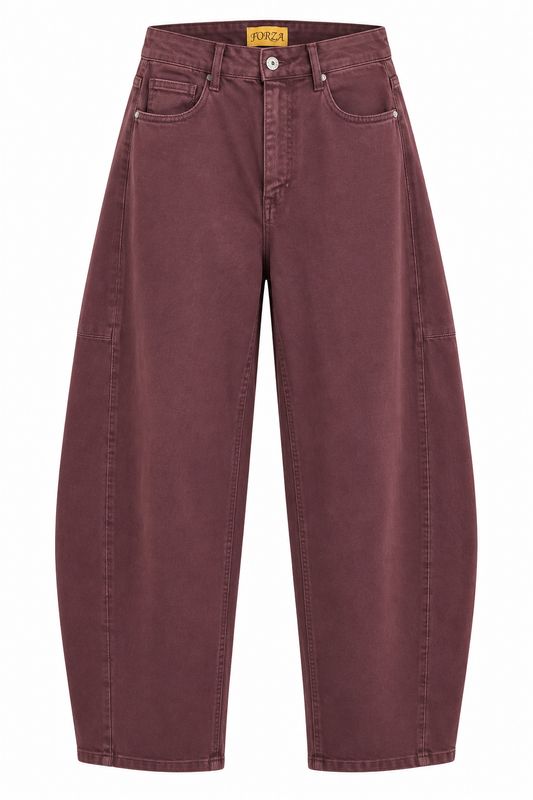 Basements Barrel Jeans bordeaux Patty