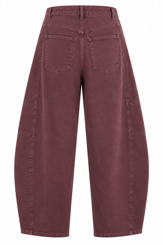 Basements Barrel Jeans bordeaux Patty