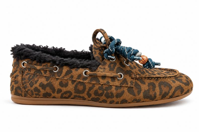 Shoecolate Loafer Leopard met Bont leopard brown 8.27.10.000.02