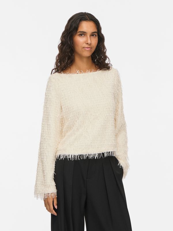 Vila VITOI L/S BOATNECK TOP/DC Birch 14119283