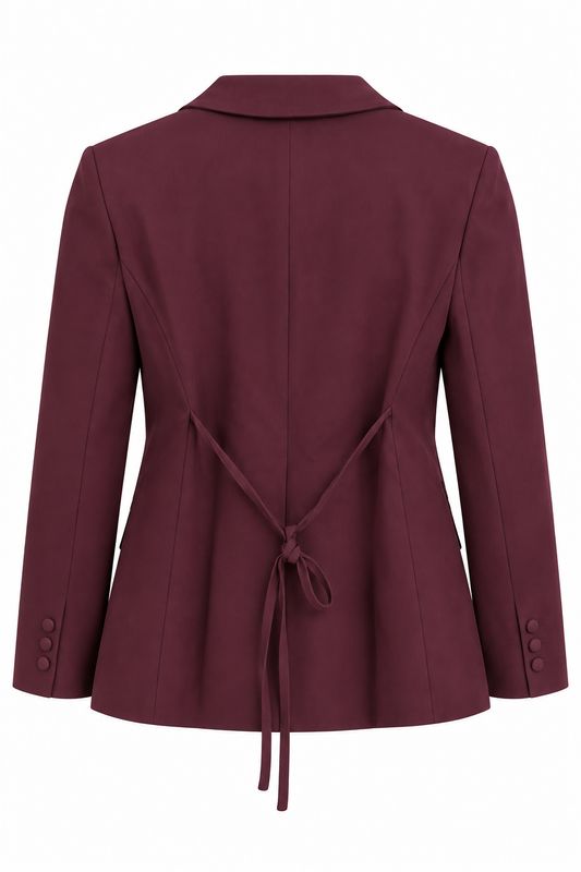 Sophie & Me blazer getailleerd Bordeaux MS23081