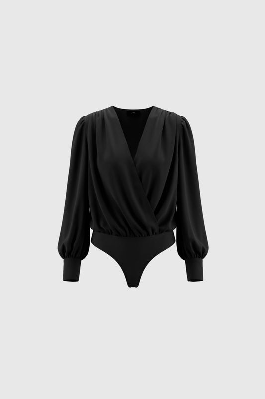 WithBlack WBLALECTRA LS BODYSUIT Black 00001875