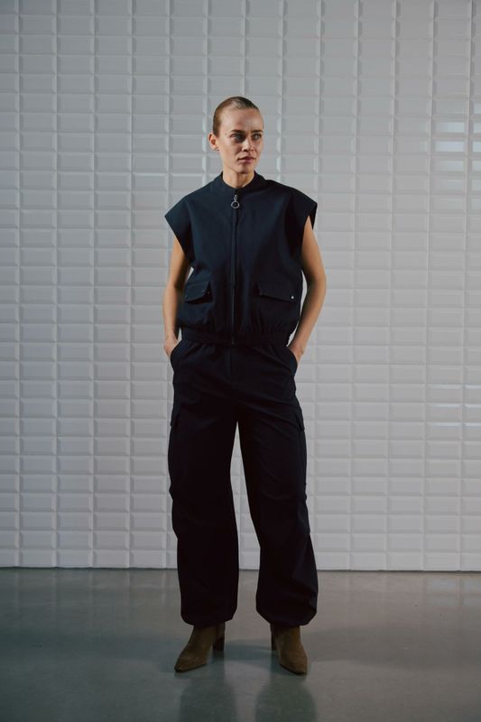 WithBlack WBLANNA TAILORED TRACK PANT midnight b 00001867