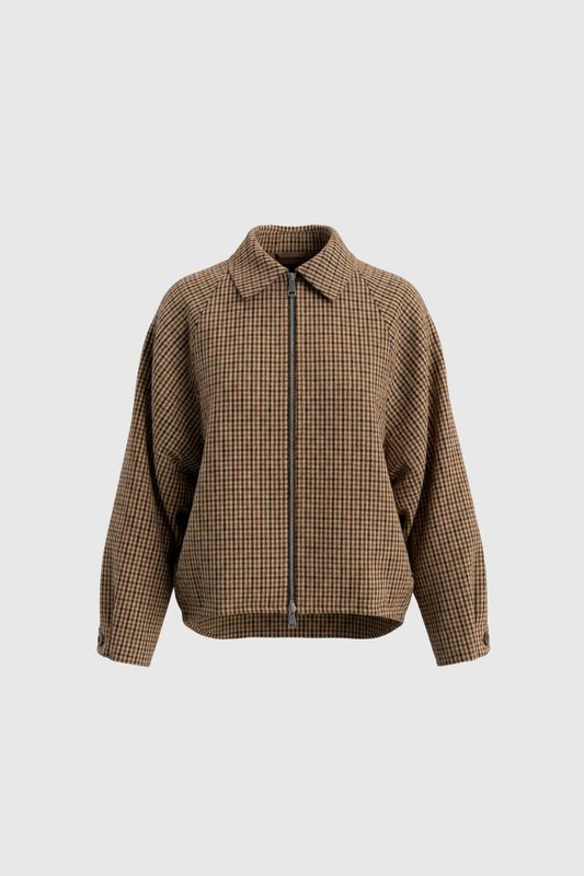 WithBlack WBLJACKIE CHECKED JACKET b camel ch 00001890
