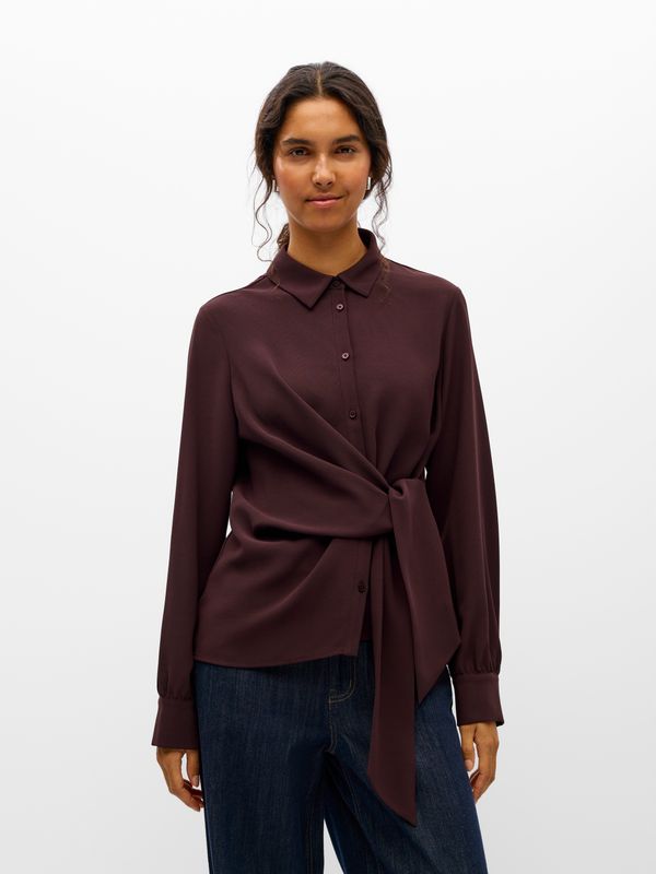 Object OBJBARIN L/S RE SHIRT 148 Chocolate Plum 23050285
