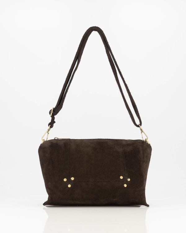 Teatro suede tas dark brown anne-su-g