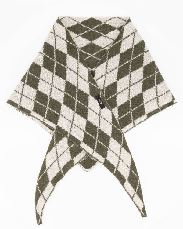 Teatro sjaal ruit verde pino Hollis Tartan-scarf