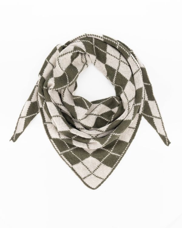 Teatro sjaal ruit verde pino Hollis Tartan-scarf