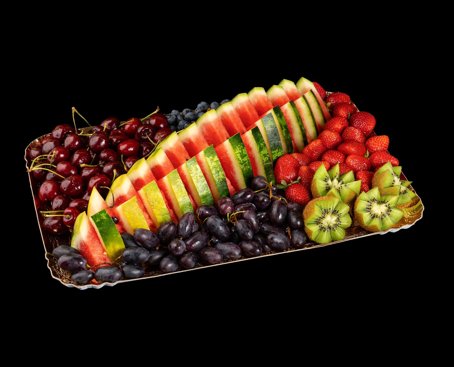 Vasara augļu asorti plate