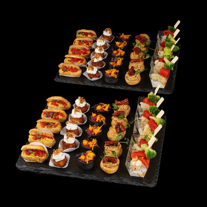 VEĢETĀRĀ uzkodu plate #19