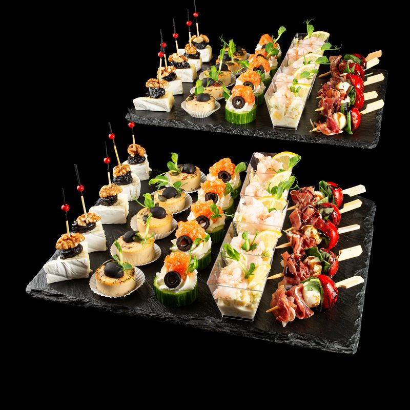 Veselīgu bezglutēna uzkodu plate #12