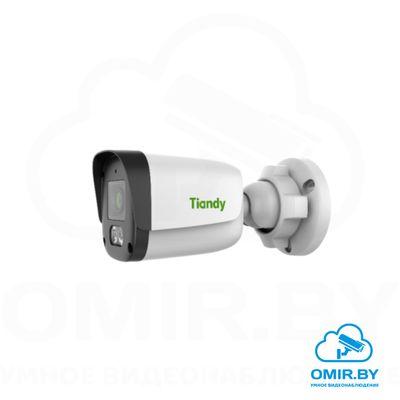 Tiandy TC-C321N,  2.0Мп, цилиндрическая iP камера, встроенный микрофон, ночная подсветка 30м, IP67, -30℃～60℃. Гарантия 2 года.