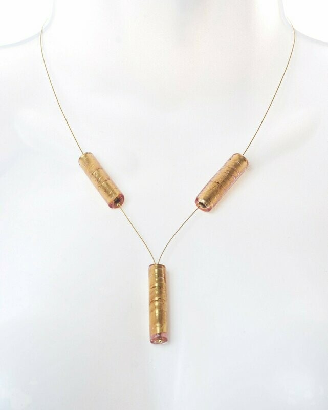 Collier Epona Or et feuille d'or