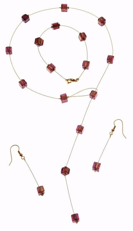 Bracelet Eridan Marron et feuille d'or