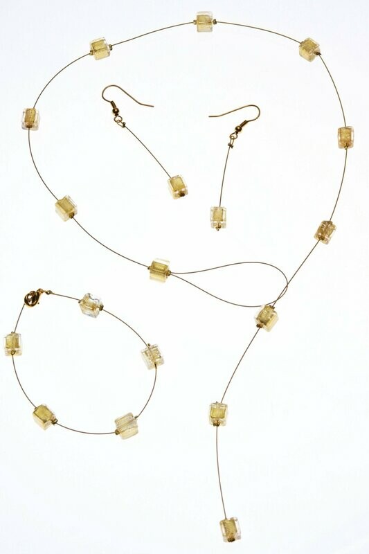 Parure Eridan Or et feuille d'or