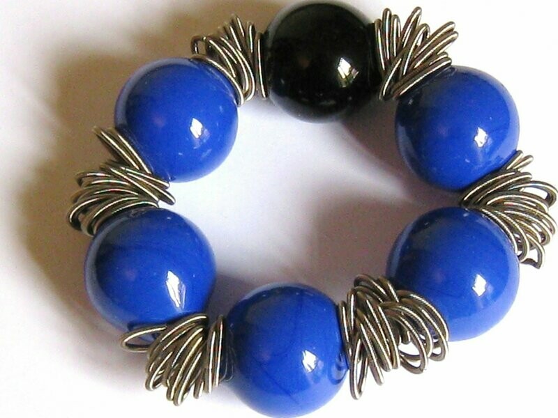 Bracelet Uranus Bleu cobalt