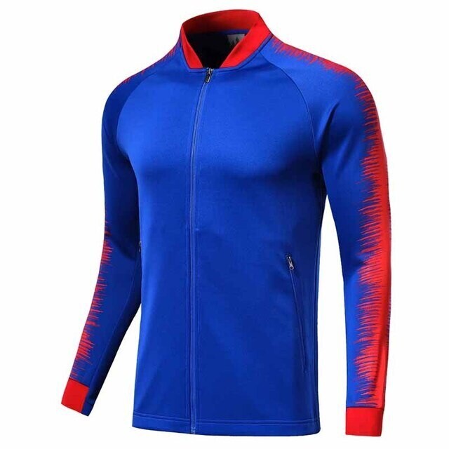 Men&#39;s Sportswear Soccer Football Training Jacket ROYAL BLUE