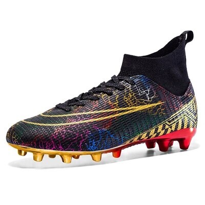 Black Unisex Soccer Cleats