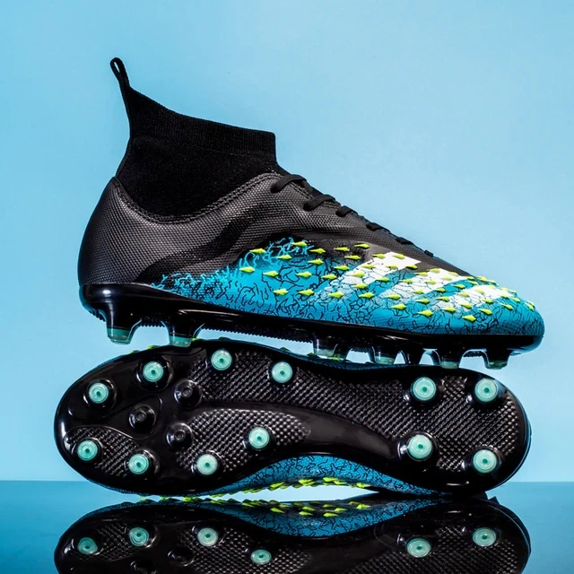 Unisex Soccer Cleats Black &amp; Blue