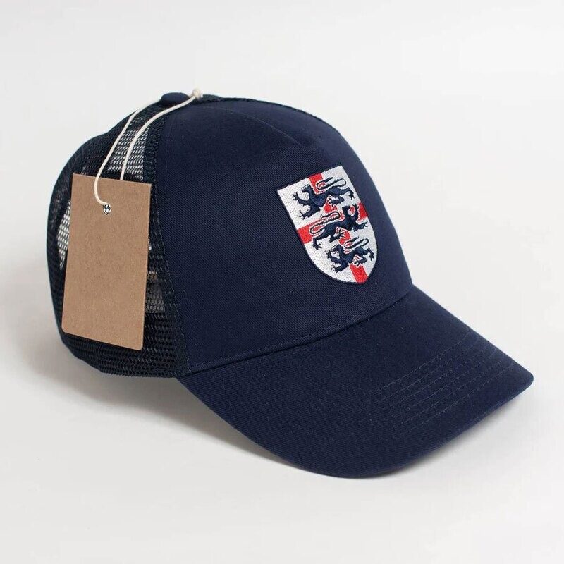 Trucker English Navy with 3 Lions