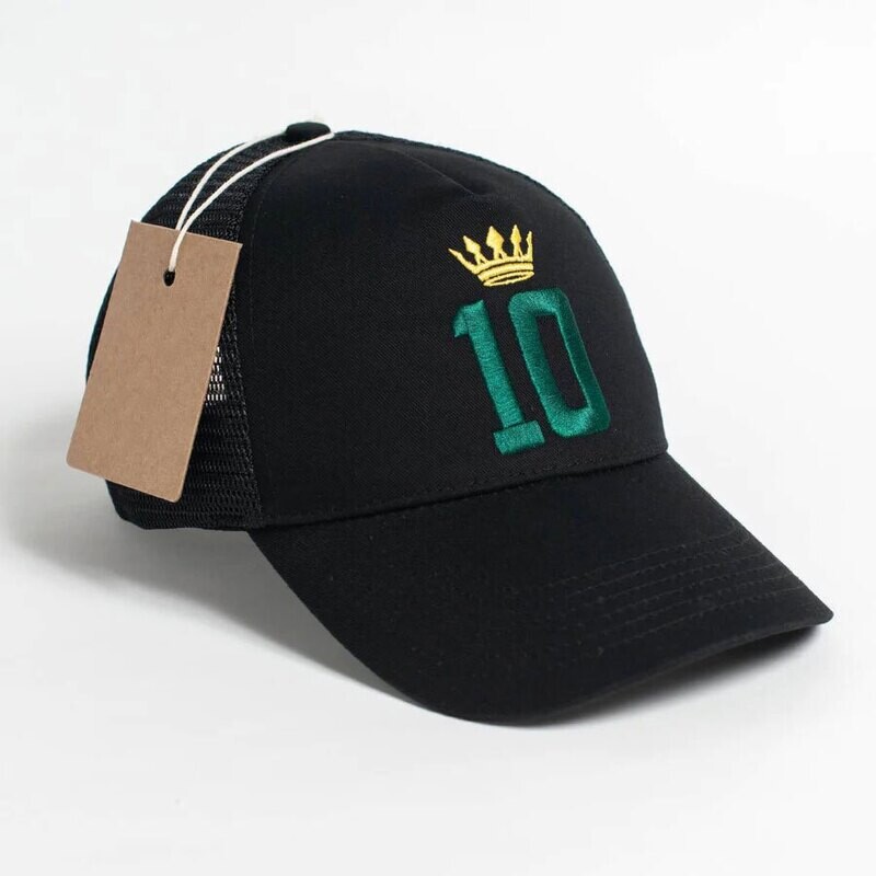 Trucker Black with Green Font