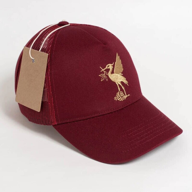 Trucker Bird Maroon